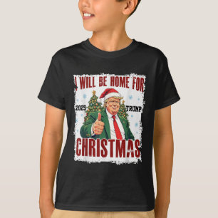 Camiseta Funny Trump daddys Navidades de casa de nuevo 2024