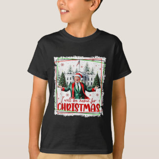 Camiseta Funny Trump daddys Navidades de casa de nuevo 2024