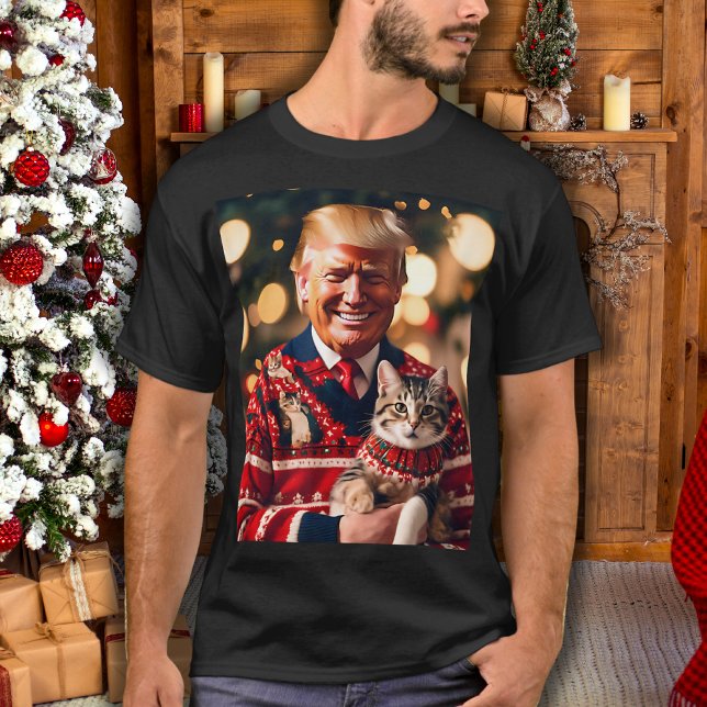 Camiseta Funny Trump | Donald Trump hace que los gatos vuel (Subido por el creador)