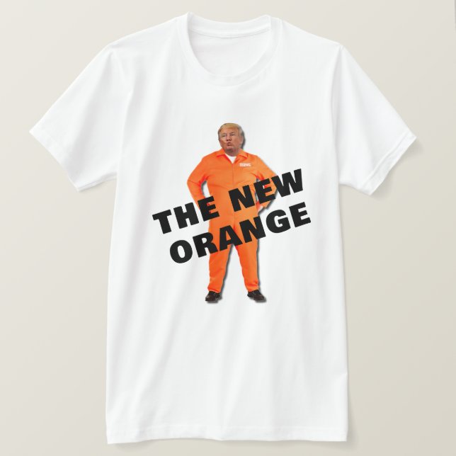 Camiseta Funny Trump El Nuevo Naranja (Anverso del diseño)