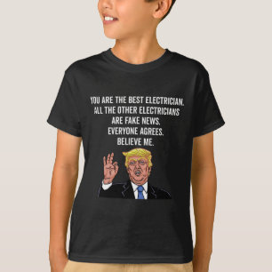 Camiseta Funny Trump Electrician Lineman