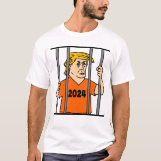 Camiseta Funny Trump en la cárcel contra la política de Tru
