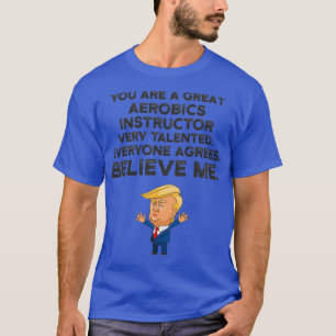 Camiseta Funny Trump, instructor de aeróbic