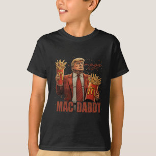 Camiseta Funny Trump Mcdon 2024 Fast Food Mac Daddy Hamburg