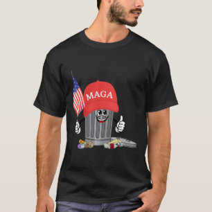 Camiseta Funny Trump Mega basura puede caricaturizar a pers
