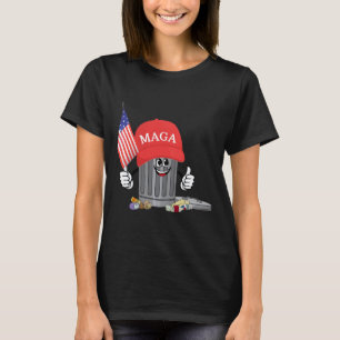 Camiseta Funny Trump Mega basura puede caricaturizar a pers