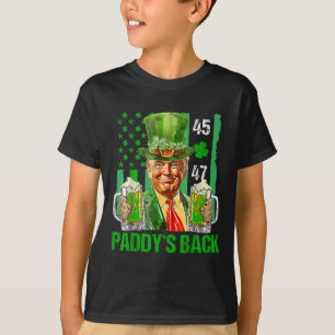 Camiseta Funny Trump Paddys Back 45 47 St Patricks Day Esta