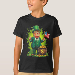 Camiseta Funny Trump Paddys Back 45 47 St Patricks Day Esta