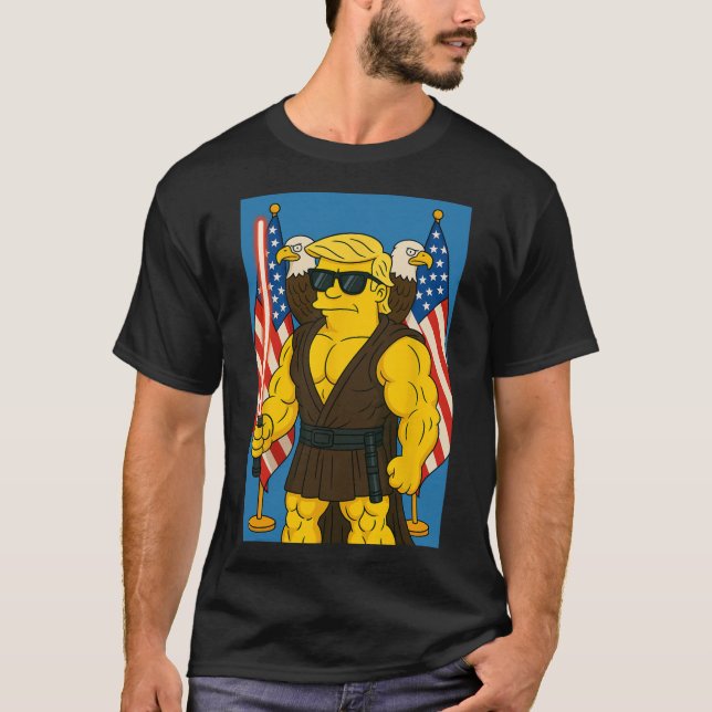 Camiseta Funny Trump puede estar contigo contra Vatican Chr (Anverso)