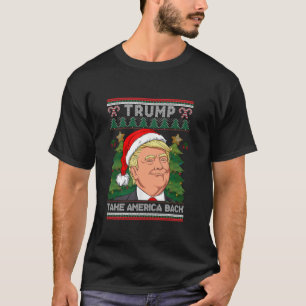 Camiseta Funny Trump Santa Hat le devuelve a Estados Unidos