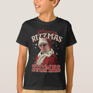 Camiseta Funny Trump Santa Merry Rizzmas Sigmas Xmas Pajama