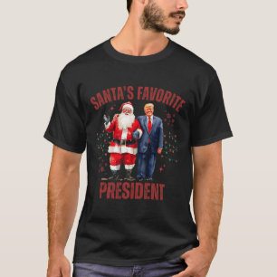 Camiseta Funny Trump X, el presidente favorito de Santa Cla