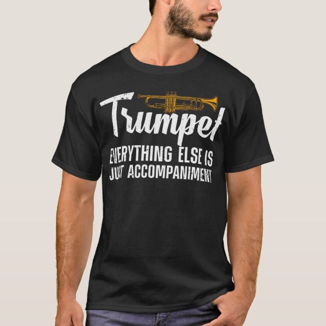 Camiseta Funny Trumpet Design For Men Women Trumpetist Trum (Anverso)