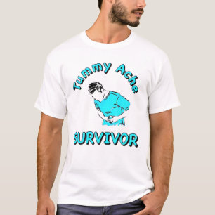 Camiseta Funny Tummy Ache Survivor Cita Día de San Valentín