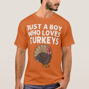 Camiseta Funny Turkey Designs For Boys Kids Thanksgiving An