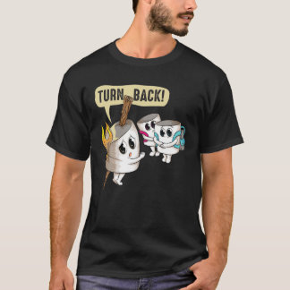 Camiseta Funny Turn Back | Cool Roasted Marshmallow On A St