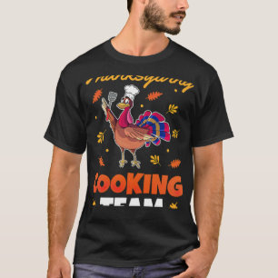 Camiseta Funny Turquía Chef Outfit Hombres Mujeres Acción d