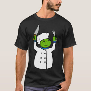 Camiseta Funny Turtle Chef Cook Navidades Regalo de cumplea