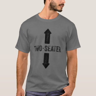 Camiseta Funny Two Seater Arrow Dad Chiste Meme Funny Vinta