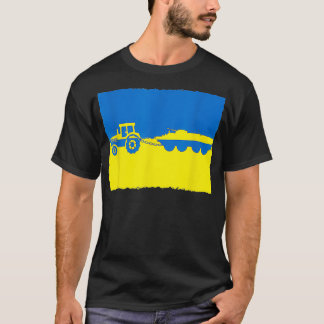 Camiseta Funny Ukraine Farmer Tractor Stealing A Russian Ta