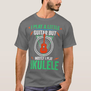 Camiseta Funny Ukulele Retro Guitarista De Guitarra