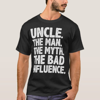 Camiseta Funny Uncle Design For Uncle Men First Time Uncle 