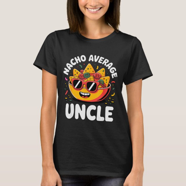 Camiseta Funny Uncle Design For Uncle Men First Time Uncle  (Anverso)