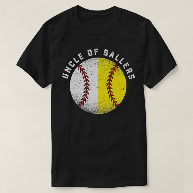 Camiseta Funny Uncle Gift From Nephew Niece Baseball Softba (Diseño del anverso)