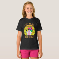 Funny Unicorn dejé mi cama para esto