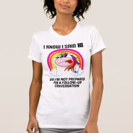 Camiseta FUNNY UNICORN Hi T-Shirt