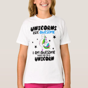 Camiseta FUNNY UNICORN I am Awesome