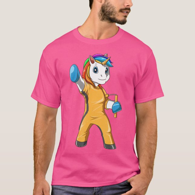 Camiseta Funny Unicorn Kung Fu (Anverso)