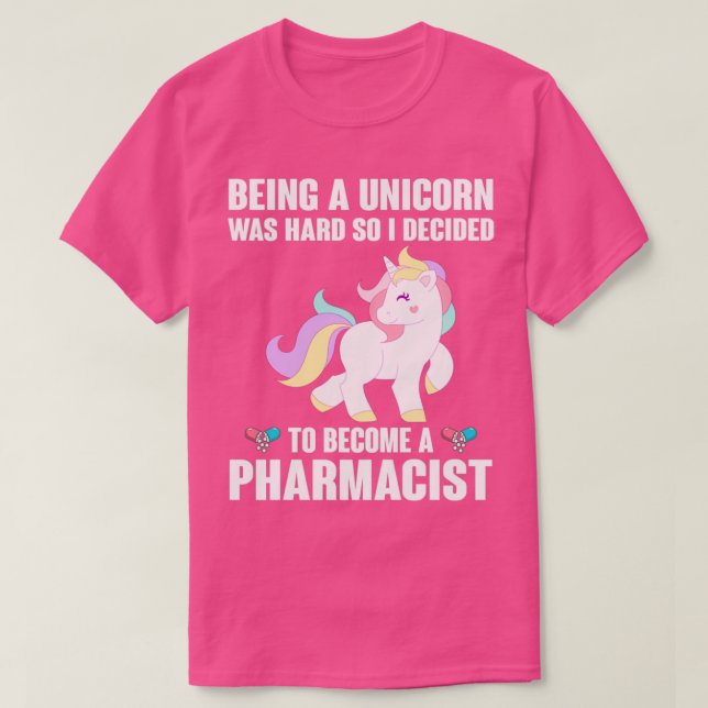 Camiseta Funny Unicorn Pharmacist 1 (Diseño del anverso)