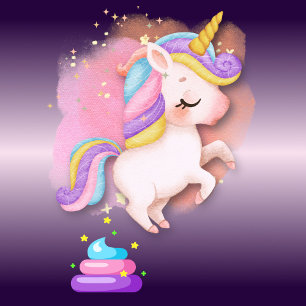 Camiseta Funny Unicorn Poop