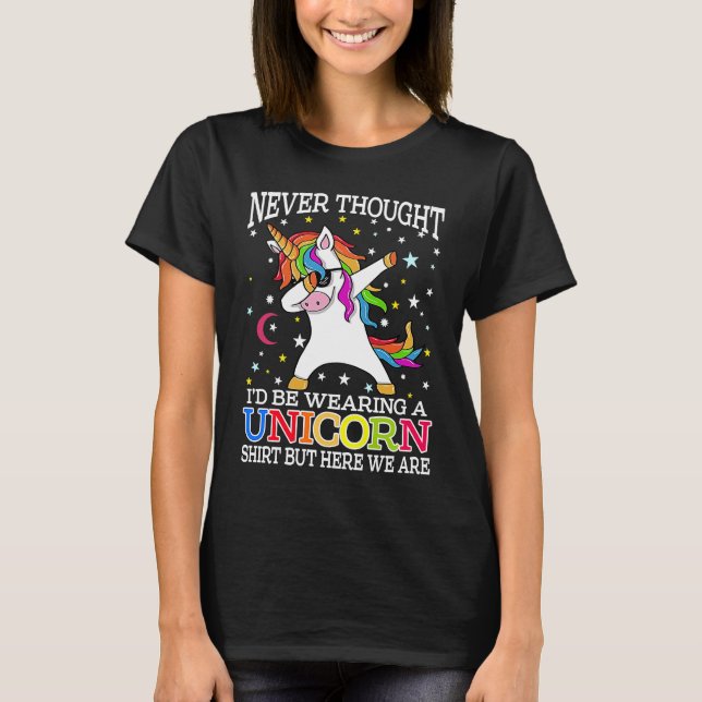 Camiseta Funny Unicorn T Para Papá Abuelo Gran Hermano (Anverso)