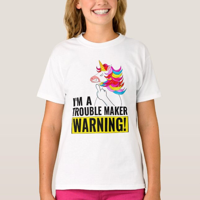 Camiseta FUNNY UNICORN Trouper (Anverso)