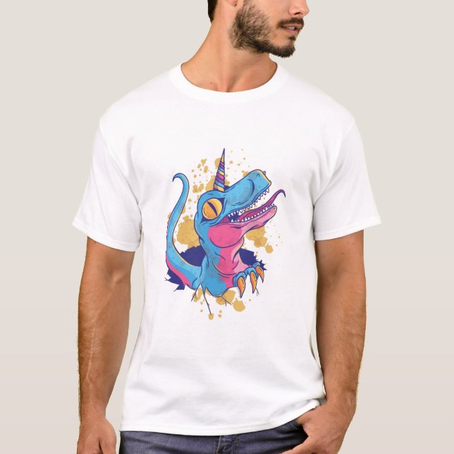 Camiseta Funny Unicornisaurus (Anverso)