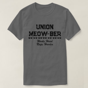 Camiseta Funny Union Meow-ber
