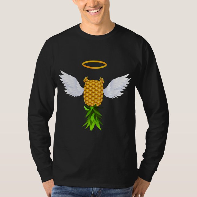 Camiseta Funny Upside Down Pineapple Swinger Gift Guay Ange (Anverso)