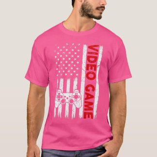 Camiseta Funny USA American Flag Video Game Patriotic 4th O