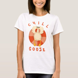 Camiseta Funny vacaciones veraniego playa Chill Goose flota