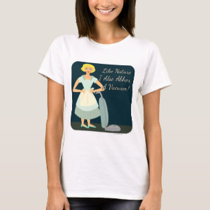 Camiseta Funny Vacuum Chores Kitsch Retro Mama