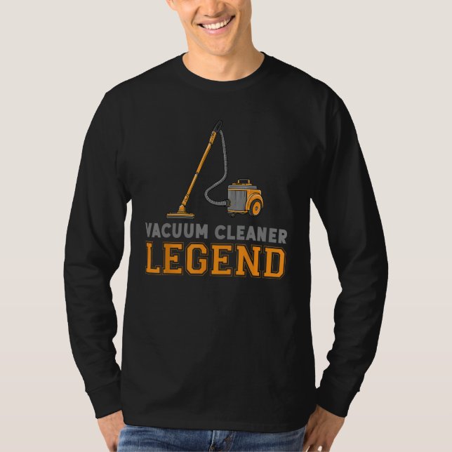 Camiseta Funny Vacuum Cleaner Leyenda Hogar Hoover Cl (Anverso)