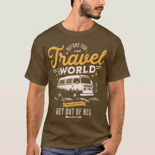 Camiseta Funny Van Travel Camping Wanderlust Life