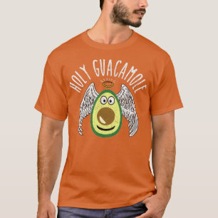 Camiseta Funny Vegan Aguacado Holy Guacamole Design