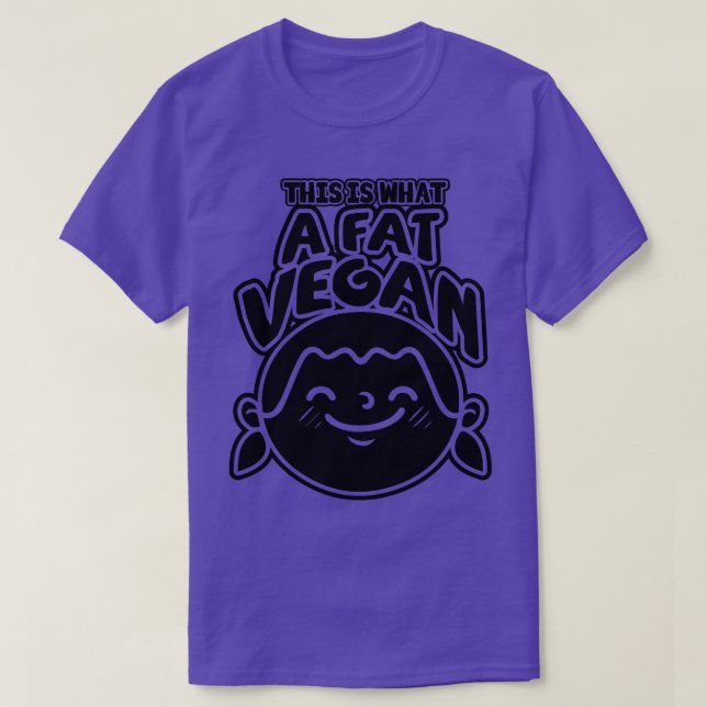 Camiseta Funny Vegan Design Vegetarian 1 (Diseño del anverso)