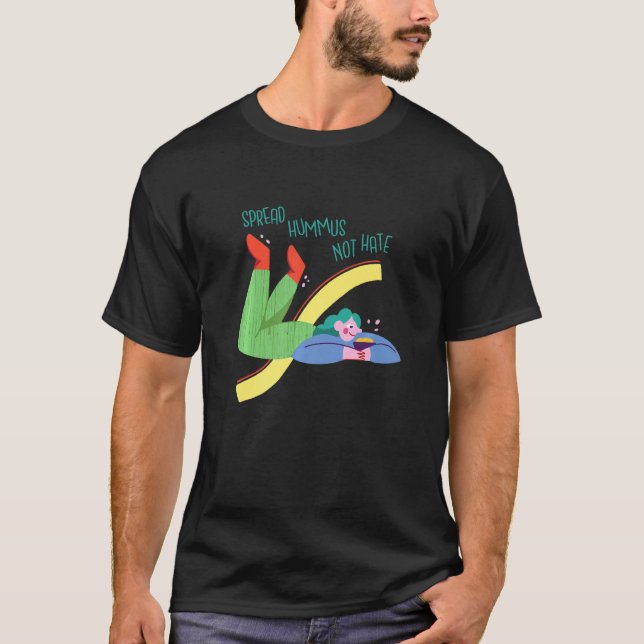 Camiseta Funny Vegan Hummus (Anverso)