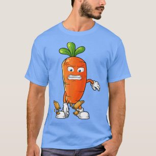 Camiseta Funny Vegan Karate Carrot Fighter