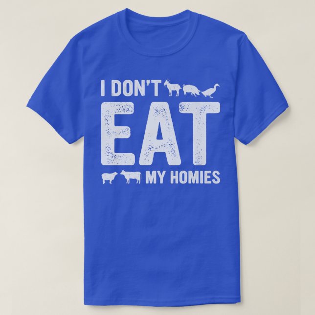 CAMISETA FUNNY VEGAN SHIRT (Diseño del anverso)