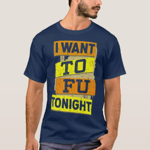 Camiseta Funny Vegan y Vegetariano quiero el diseño de tofu